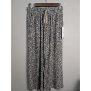 CALME by Johnny Was Oversized XS‎ Dolman Wide Leg Cozy Loungewear  Black/Grey